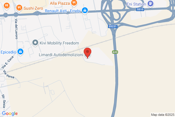 Limardi Autodemolizioni con pezzi di Ricambio Asti e Provincia
