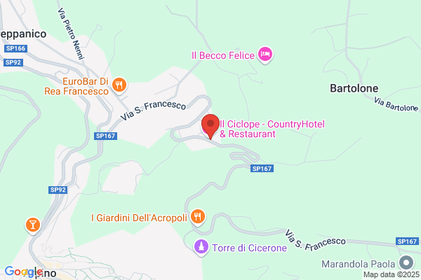 Ristorante Il Ciclope Di Polsinelli domenica