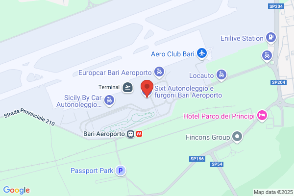 Sixt Autonoleggio e furgoni Bari Aeroporto