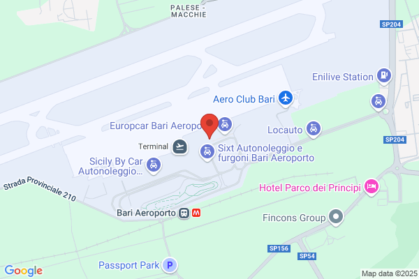 Noleggio auto Aeroporto di Bari - InterRent