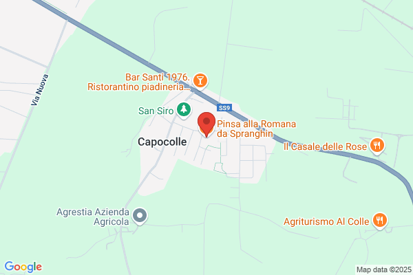 Pinsa alla Romana da Spranghin