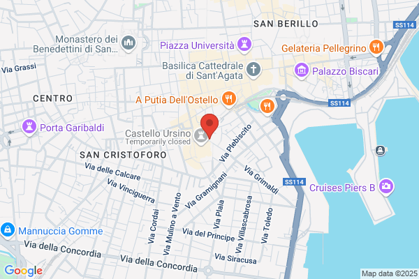 Autonoleggio Catania Castello Ursino Senza Carta di Credito