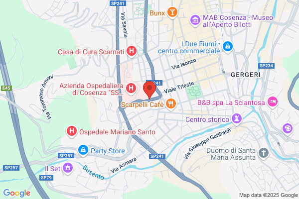 Parcheggio Saba Ospedale