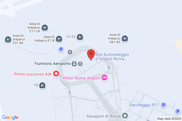 Sixt Autonoleggio e furgoni Roma Fiumicino Aeroporto