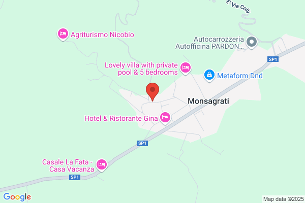 Villa nelle colline fra Lucca e Viareggio
