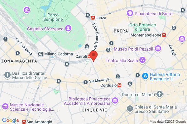 Negozio di occhiali da sole SOLARIS Via Dante Milano