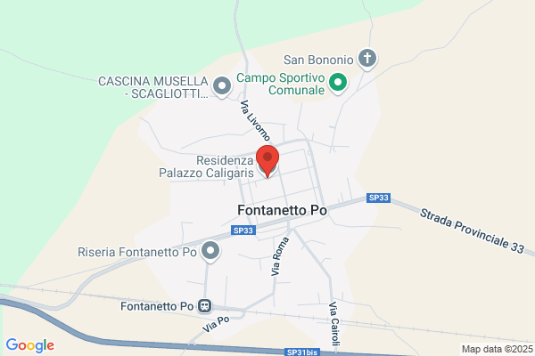 RESIDENZA FONTANETTO PO PALAZZO CALIGARIS