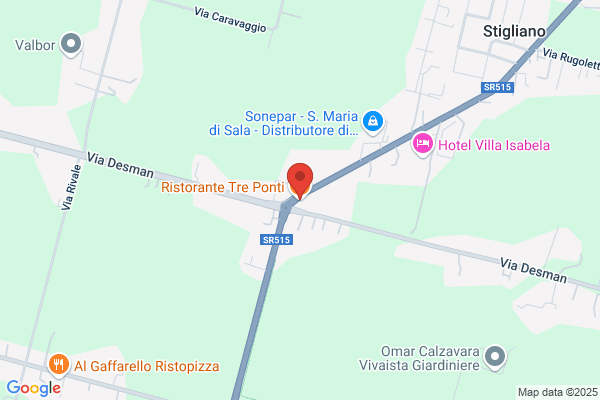Ptp Albergo Ristorante Tre Ponti (Orario 8-20)