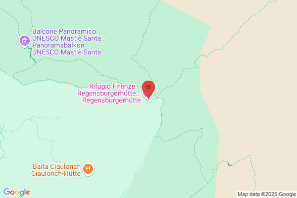 Ptp Rifugio Firenze%schutzh:utte Regensberger H:utte (Or. 8-20)