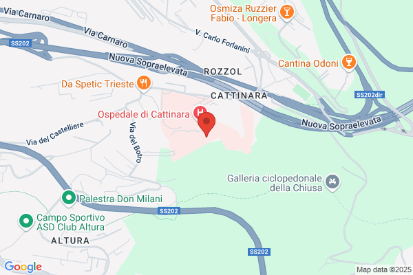 Parcheggio Saba Cattinara Poliambulatorio